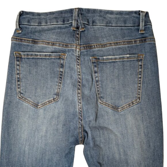 Fashion Nova Killing ‘Em Kindly High Rise Distressed Split Hem Jeans Size 7 - Picture 12 of 12